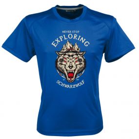 SCHWARZWOLF COOL SPORT MEN funkční tričko modrá