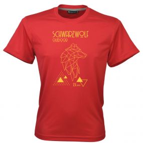 SCHWARZWOLF COOL SPORT MEN funkční tričko červená
