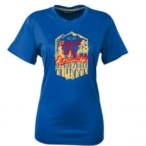 SCHWARZWOLF COOL SPORT WOMEN funkční tričko modrá